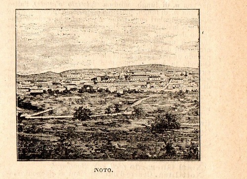 Stampa antica noto piccola - noto,