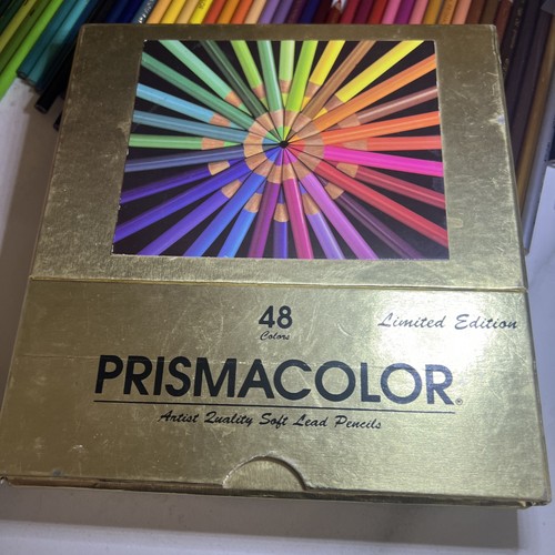 Vintage gold box - vintage, prismacolor