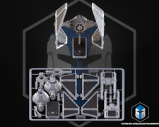 TIE Interceptor Stampa 3D -
