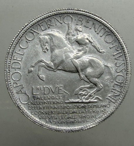Buono lire 1928 expo - da, 2