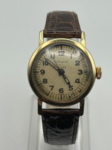 Rare longines or jaune 14k - -,