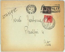 86605 - ITALIA - Storia Postale - FRANCOBOLLO PUBBLICITARIO su COPERTINA 1946 Autovetture