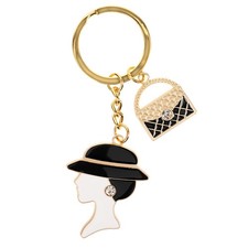  Portachiavi Metallo Ciondolo Della Catena Chiave Canisti Di Borse