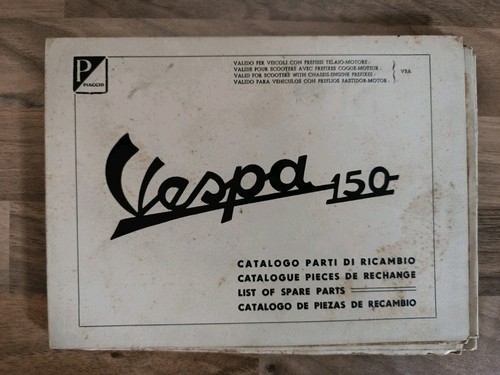 Vespa 150 vba - catalogo, ricambi