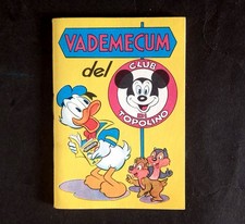 VADEMECUM CLUB TOPOLINO - DA EDICOLA anni 70 - Prima Pag Compilata. Leggi descr