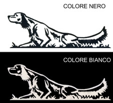 ADESIVO SETTER INGLESE Scolopax Rusticola Hunting Stickers Adesivo beeper setter