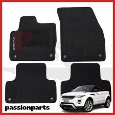 TAPPETI LAND ROVER EVOQUE DAL 201I IN MOQUETTE CON RICAMO E 8 ANELLI SET 4 PEZZI