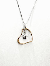 Collana oro bianco 18 kt