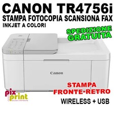 STAMPANTE MULTIFUNZIONE CANON PIXMA TR4756i INKJET A COLORI NUOVA WI-FI + USB