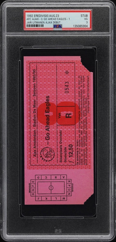 Biglietto 1992 ajax - go, forward