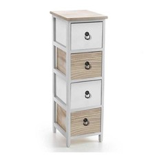 CASSETTIERA IN LEGNO CON 4