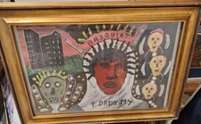 Olio Su Tela Omaggio A
