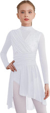 Abito Da Ballo Bambina Lirico Contemporaneo Vestito Da Pattinaggio Artistico Bod