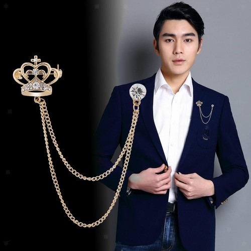 Spilla uomo elegante con - spilla,