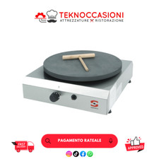 Piastra a gas per crepes da 40 cm professionale cm 42.5x50.5x14.5