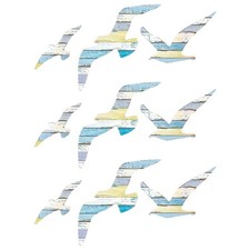  3 set di insegne in legno con