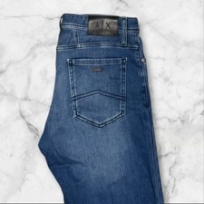 Jeans skinny uomo blu denim