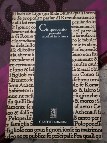 Cinquecento proverbi ascoltati - proverbi,