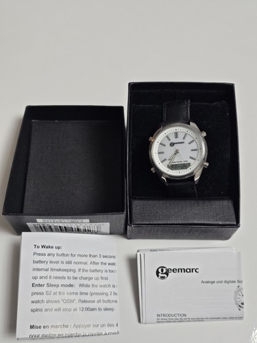 Orologio solare geemarc watch - solare,