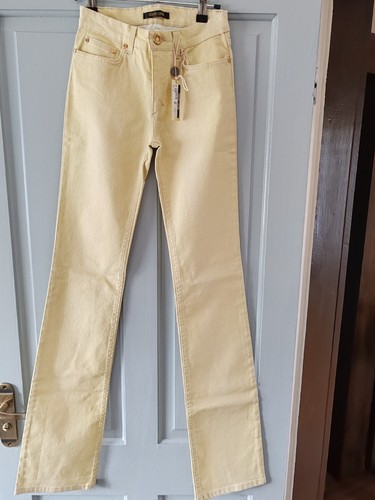 Jeans skinny donna giallo
