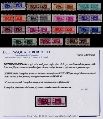 1946 pacchi postali - 1946/51,