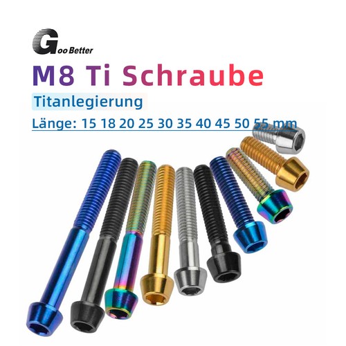 Vite titanio m8x15 mm - vite,