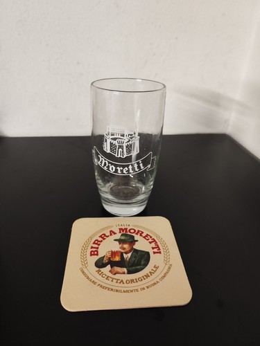 Bicchiere birra moretti - birra,