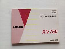 Yamaha XV 750 4FY 1993 manuale uso manutenzione libretto originale ITALIANO