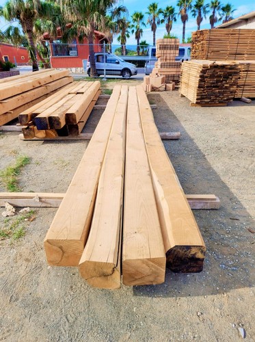 Travi legno castagno - travi, in