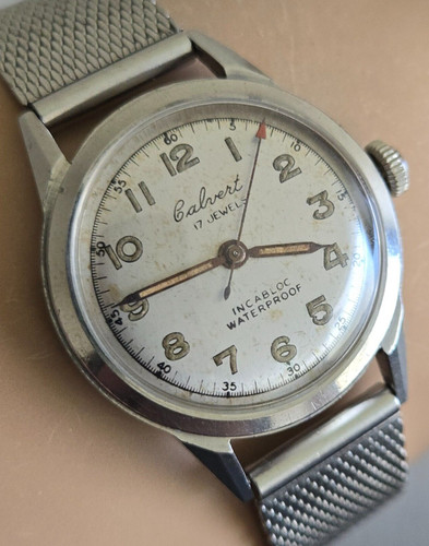 Orologio vintage calvert uomo - vintage,