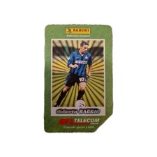 Scheda Carta Telefonica Telecom scad. 30/06/01 L. 5000 panini Calcio Baggio
