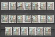 Italia Repubblica 1978 , Lotto di 20 Alti Valori Ordinari da 4000 lire usati