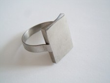 Anello Acciaio Inox Piastra