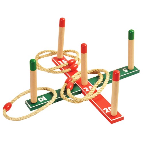 Lancio anello gioco legno - lancio,