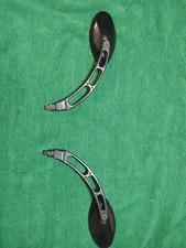 specchietti moto manubrio custom naked look carbonio ergal