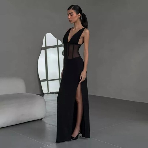Vestito abito elegante lungo - abito,
