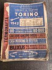S.T.I.P.E.L.  : ELENCO ABBONATI AL TELEFONO TORINO E PROVINCIA -ANNO 1942
