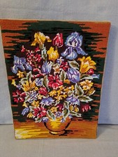 Quadro Ricamato A Mano, Vaso