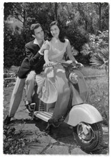 CARTOLINA PUBBLICITARIA ,SCOOTER LAMBRETTA - Ed. CECAMI - FINE ANNI '50 - 2
