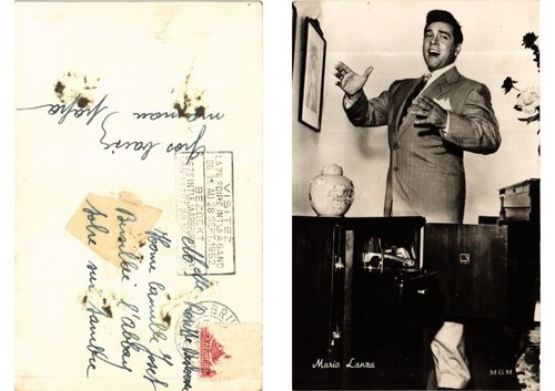 Cpa mario lanza - ak,