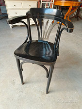 Sedie in legno modello Vienna con braccioli