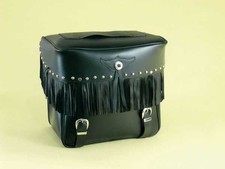 Black Leather Back Bag with