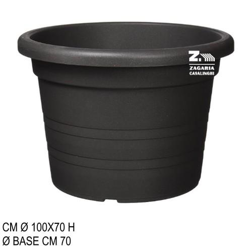 Vaso cilindro tondo - tondo, cm