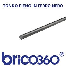 BARRA TONDA PIENA IN FERRO NERO LISCIO TONDINO LISCIO S235JR