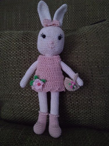 Coniglio coniglietto amigurumi - coniglio,