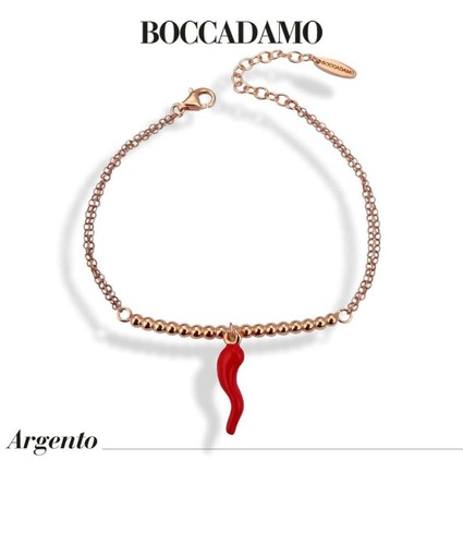 Bracciale boccadamo oro rosa - bracciale,