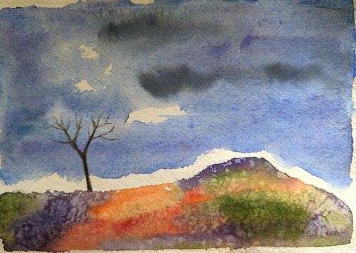Paesaggio originale dipinto - , a