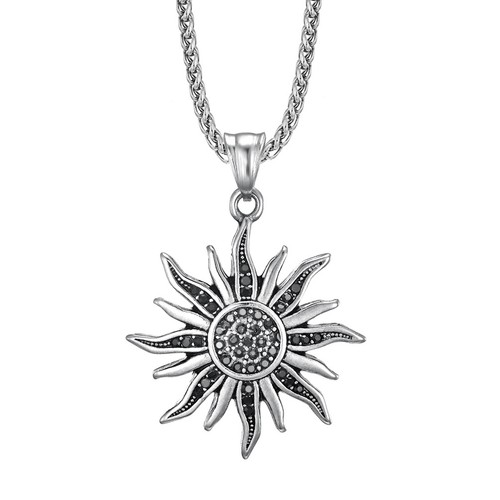 Collana acciaio inox con - collana,