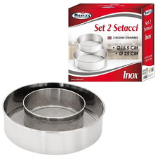 MAURY'S 2 SETACCI FARINA INOX
