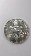 Mille Lire Argento 835 Citta Del Vaticano Givanni Paolo 1 Peso 14,6gr - 31,4mm 